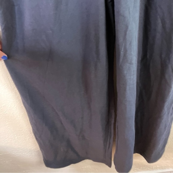 Barefoot Dreams Malibu Collection Luxe Collection Wide Leg Jumpsuit in Indigo - Picture 7 of 13